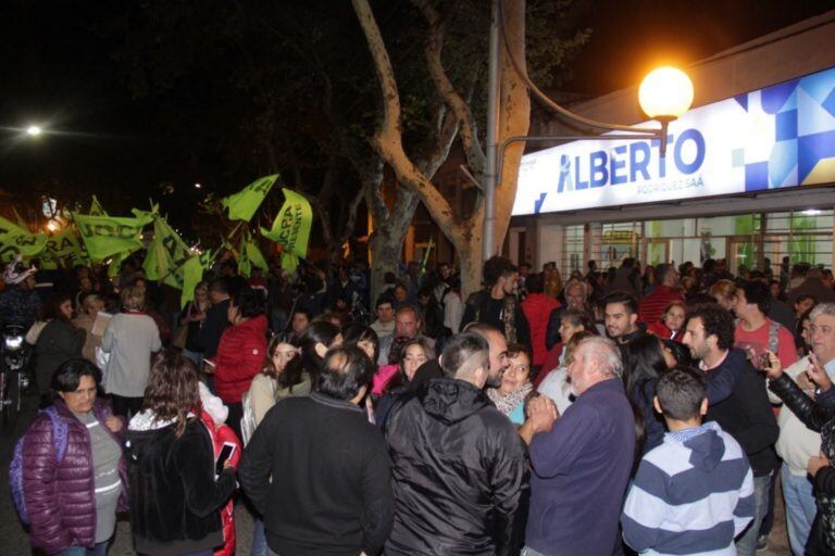 Inauguración de la sede del PJ en Villa Mercedes.