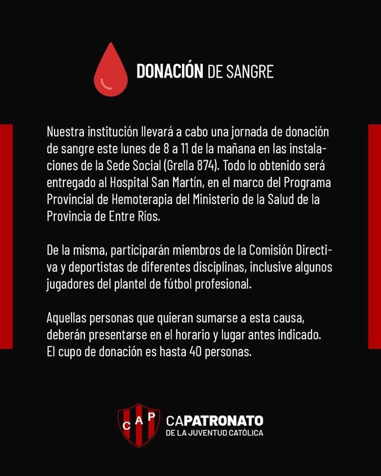 Patronato. Jornada solidaria de donación de sangre