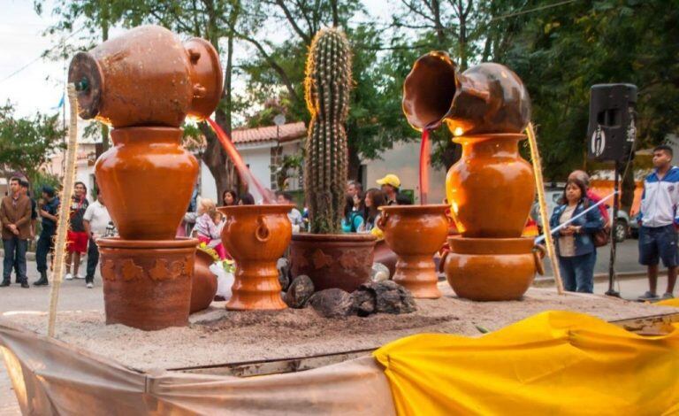 Fuente de Vino en el Festival de Animaná. (Web)