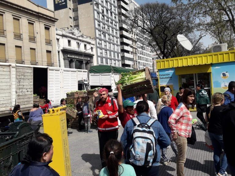 Feriazo en Plaza Once