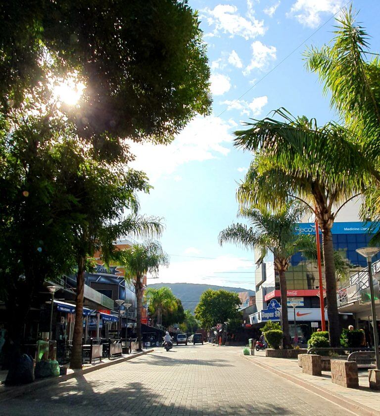 Paisaje centro Villa Carlos Paz.