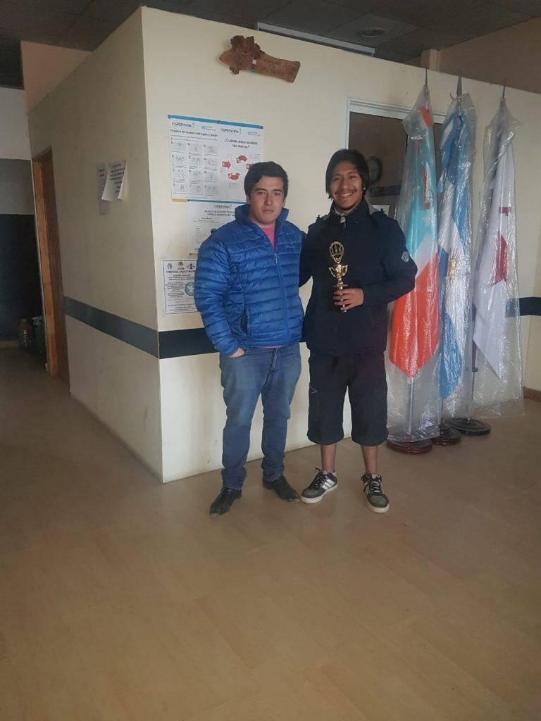 Jurado Darío, uno de los ganadores del Torneo Ajedrez "Aniversario de Ushuaia".