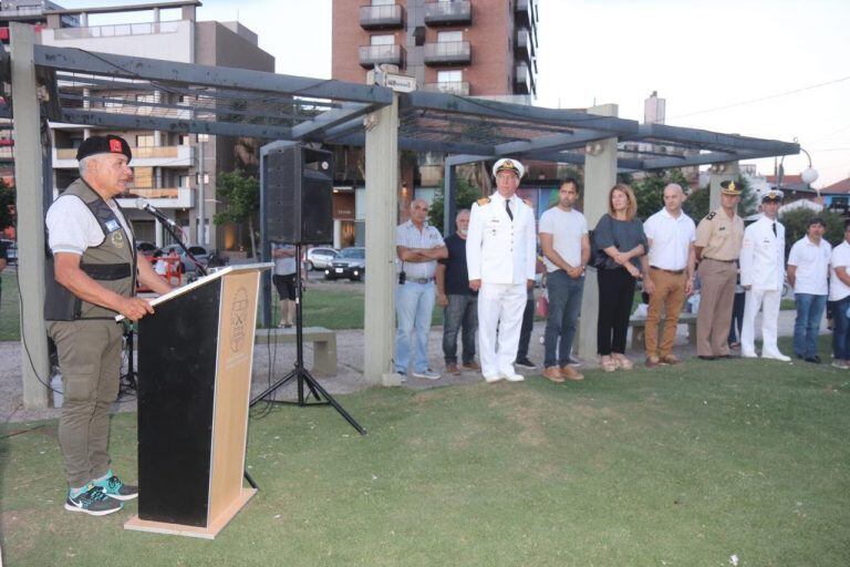 Sentidas palabras de Ricardo Vélez, integrante del Grupo de Veteranos de Malvinas.