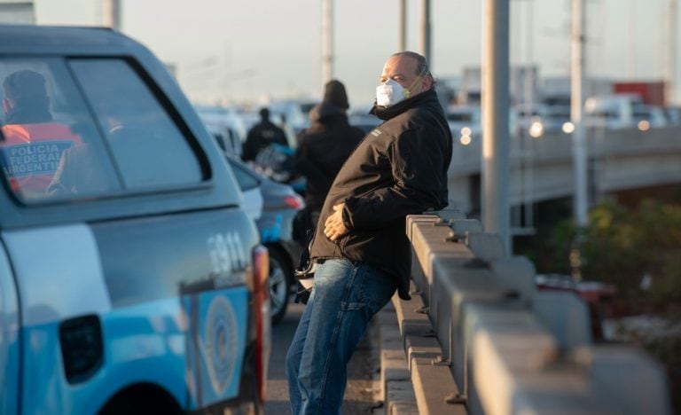 Sergio Berni en un operativo (Foto: Clarín)