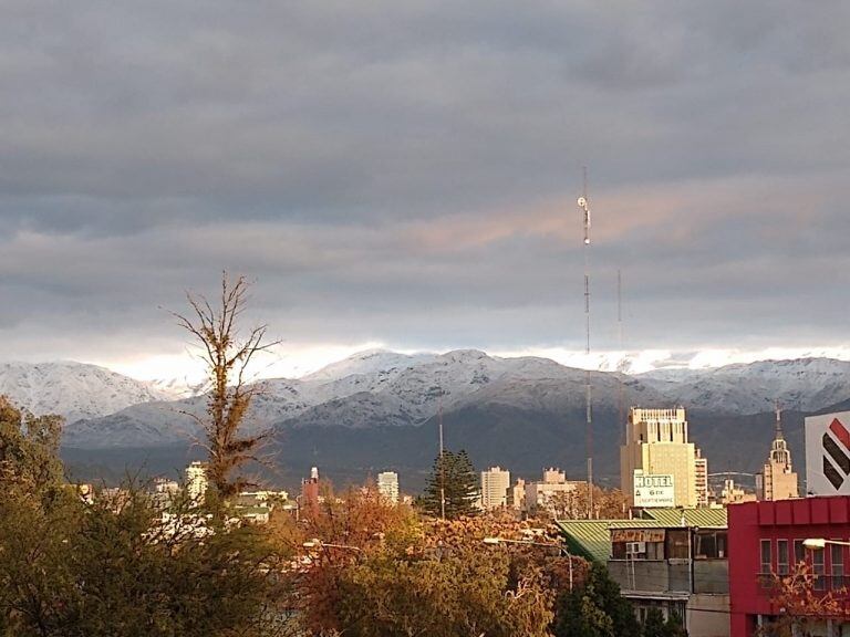 Cordillera nevada en Mendoza