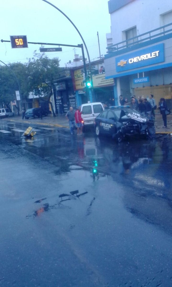 Accidente en barrio Arroyito