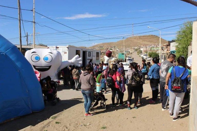 móvil del Ministerio de Salud y Ambiente