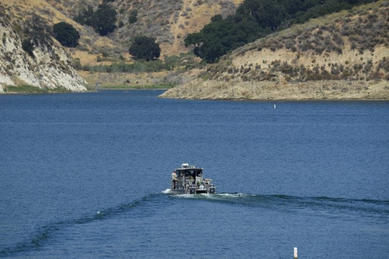 El Lago donde recuepraron el cuerpo (Foto: Robyn Beck / AFP)