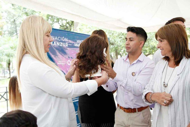 Acompañó en las actividades, el Banco de Pelucas. (Ministerio de Salud - Tucumán)