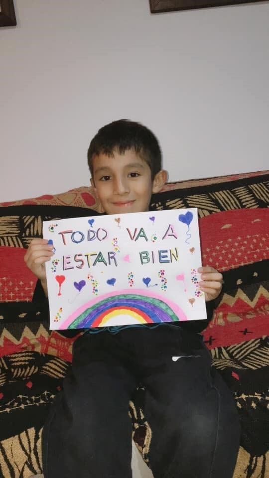 Octavio, un niño superhéroe.