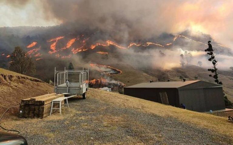 Los incendios en Australia.