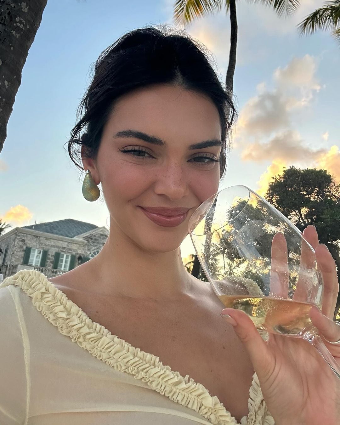 Kendall Jenner burló la censura con un vestido transparente y ajustado