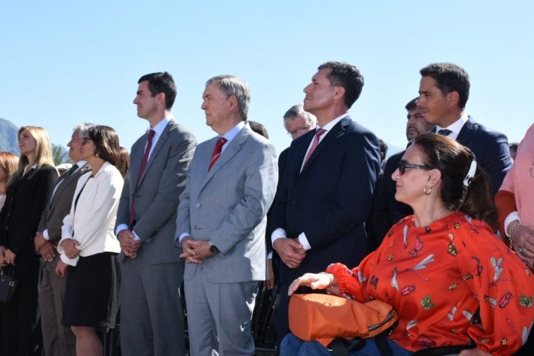 Michetti, Schiaretti, Urtubey, Corpacci, Casas en la beatificación de Mártires Riojanos.