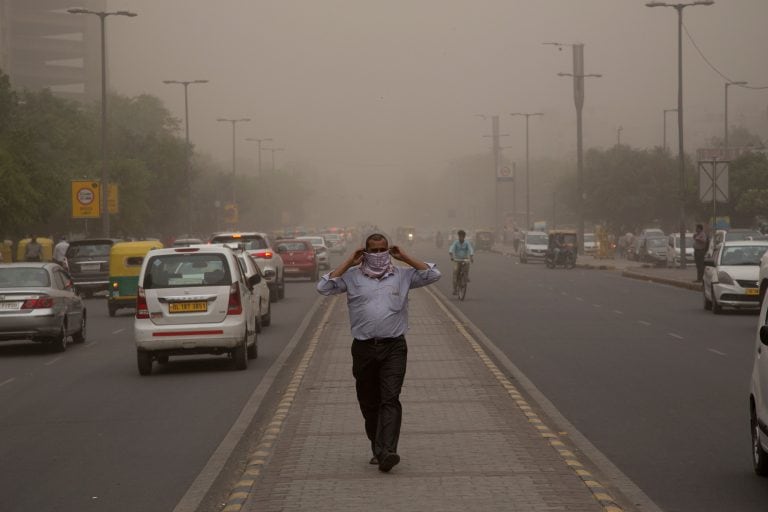 Fuertes vientos en India. (AP).