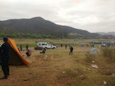 El camping donde la mataron. (Web)