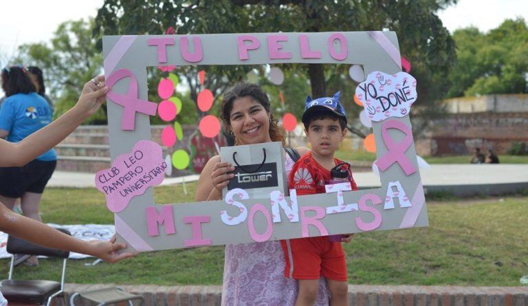 "Tu pelo mi sonrisa" es el nombre de la campaña (Vía Santa Rosa)