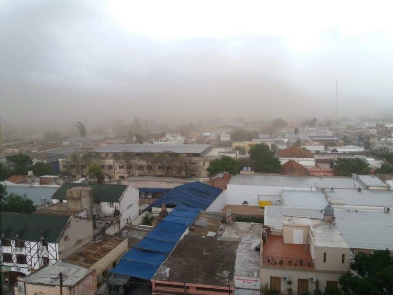 Tormenta de viento en La Rioja