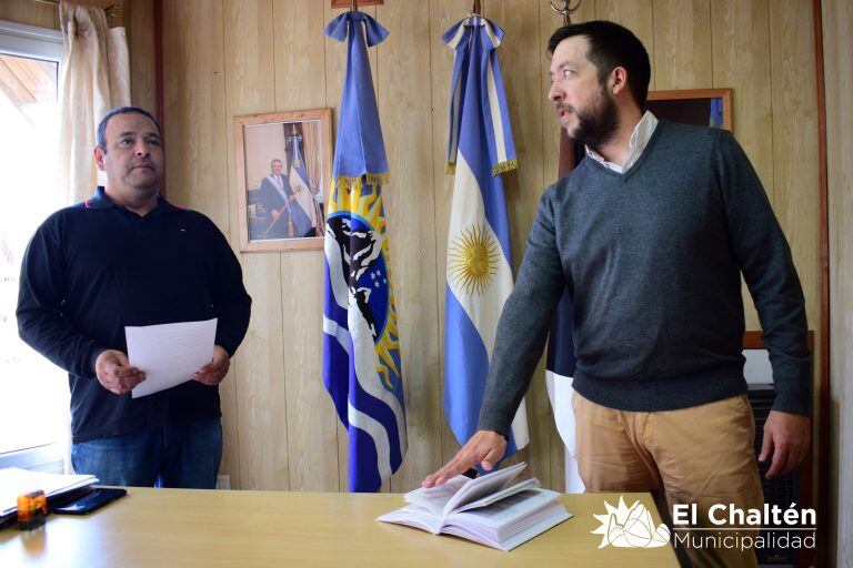 Guillermo Mignola, secretario de Políticas Sociales de El Chaltén.