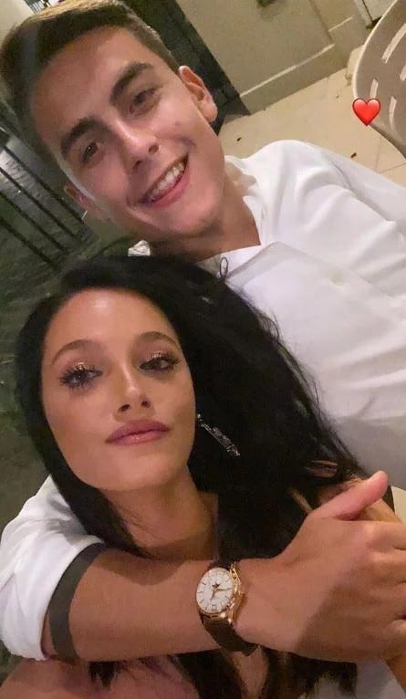 Dybala y Oriana subieron una selfie en su Nochebuena