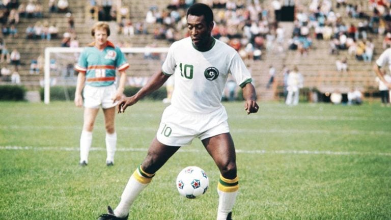 Pelé en el Santos. Foto: Web.