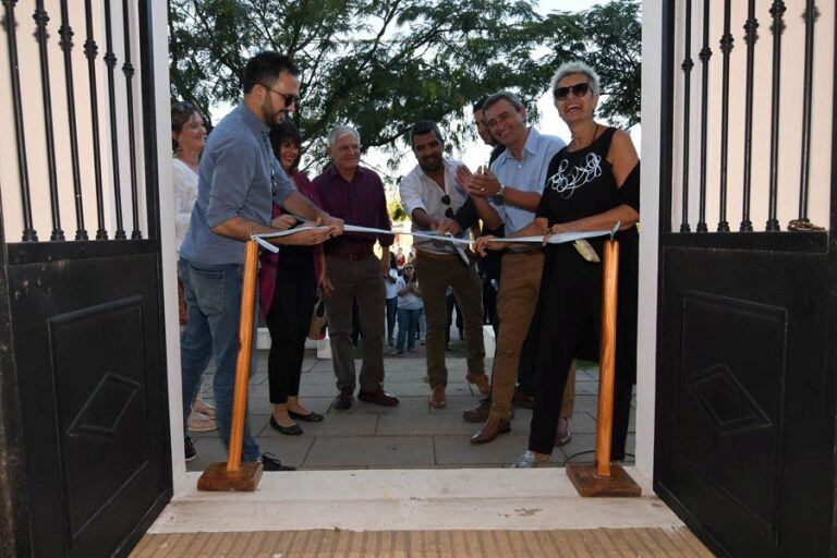 El momento del corte de cintas (Gobierno de La Pampa)