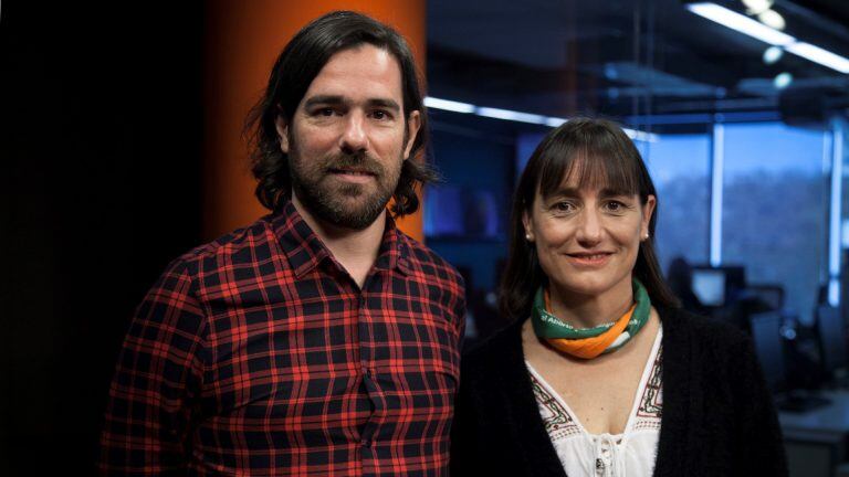 Nicolás del Caño y Romina del Plá, la fórmula presidencial del Frente de Izqueirda (Foto: Infobae).