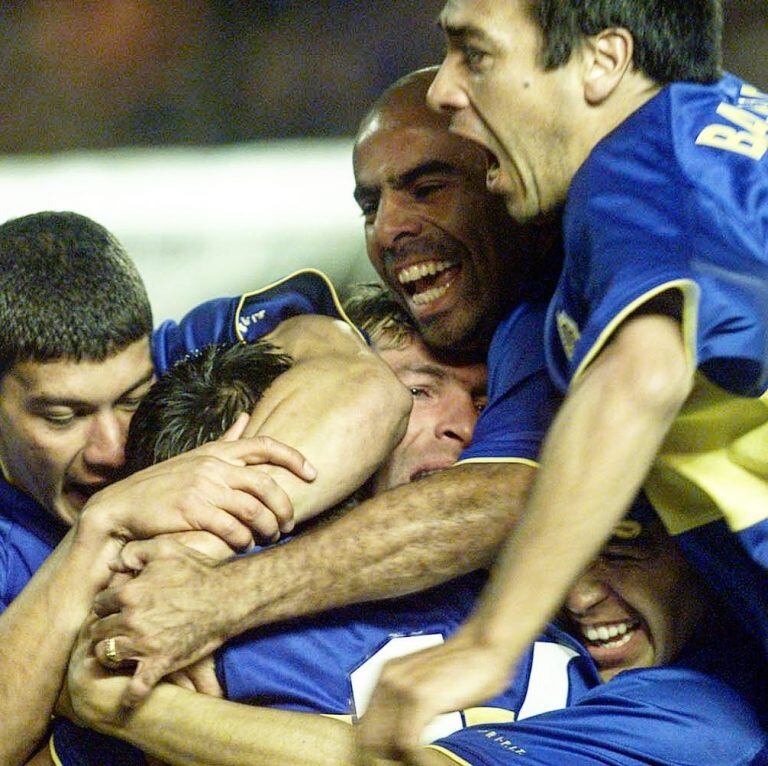 La foto original en la que aparece Juan Román Riquelme. (Instagram/javierphotogamma)