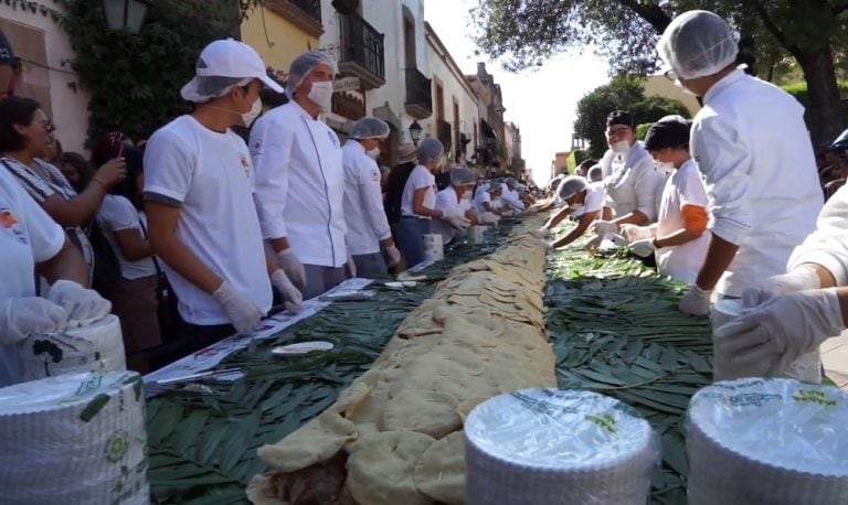 El taco más largo del mundo.