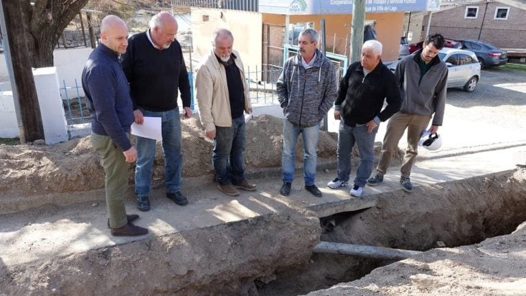 Visita a la obra del acueducto