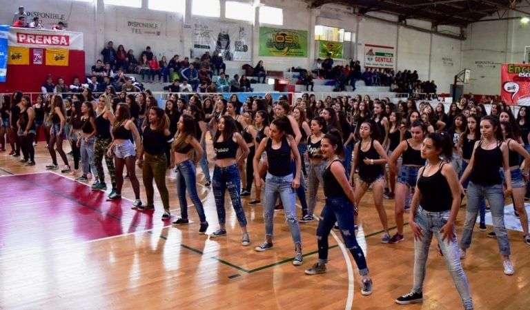 Encuentro de coreografias en Río Cuarto