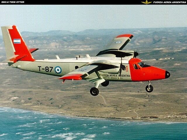 Los Twin Otter unen Comodoro con Río Mayo.