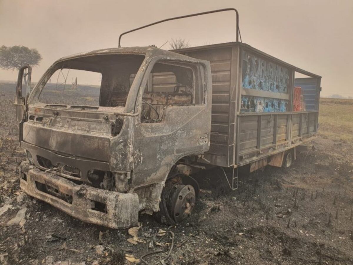 Incendios descontrolados en San Martín 2 y Pozo Mortero afectaron a 28 productores