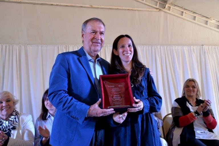 Los maestros ilustres de Córdoba fueron reconocidos este lunes por el gobernador, Juan Schiaretti.