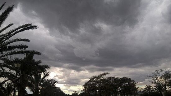 Cielo nublado para hoy.