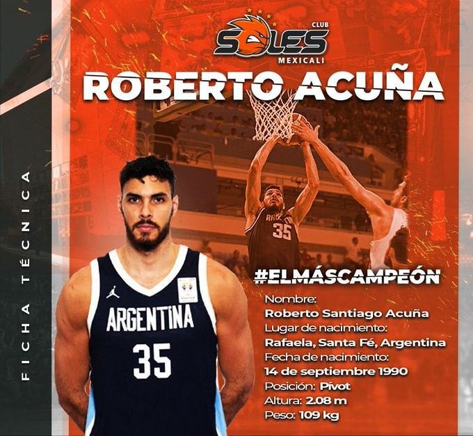 Roberto Acuña jugará en México