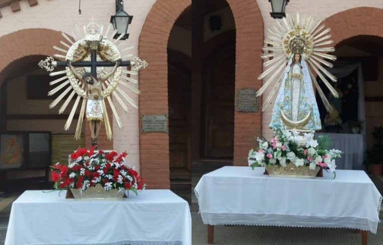 Imágenes del Señor y la Virgen del Milagro en Orán (Salta Soy)