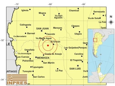 El segundo sismo sucedió a las 2.55 de la madrugada.