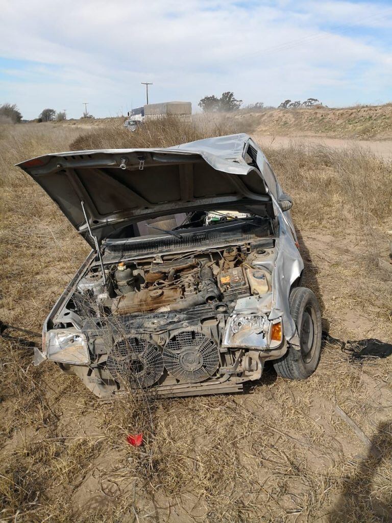 El accidente ocurrió en un camino rural cercano a la localidad de General Deheza.