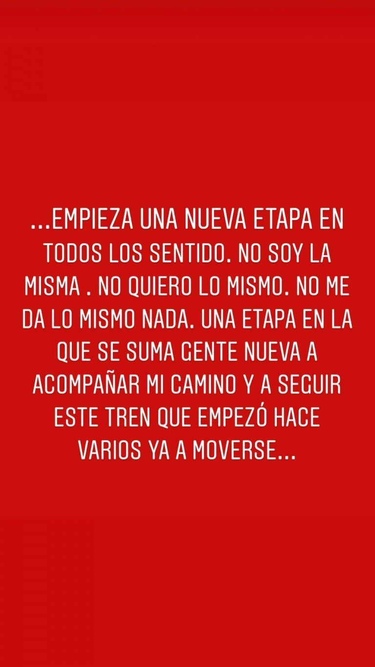 Lali Espósito contó que se viene una nueva etapa en su vida y que "la gilada" no la frenará