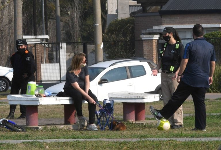 Operativos para evitar reuniones sociales