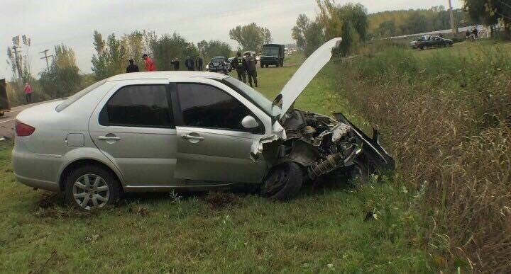 Accidente en la Ruta 40.