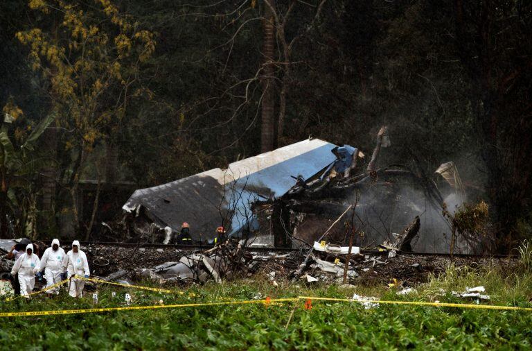 El Boeing 737 se estrelló tras despegar del aeropuerto internacional José Martí de La Habana. Foto: AP.