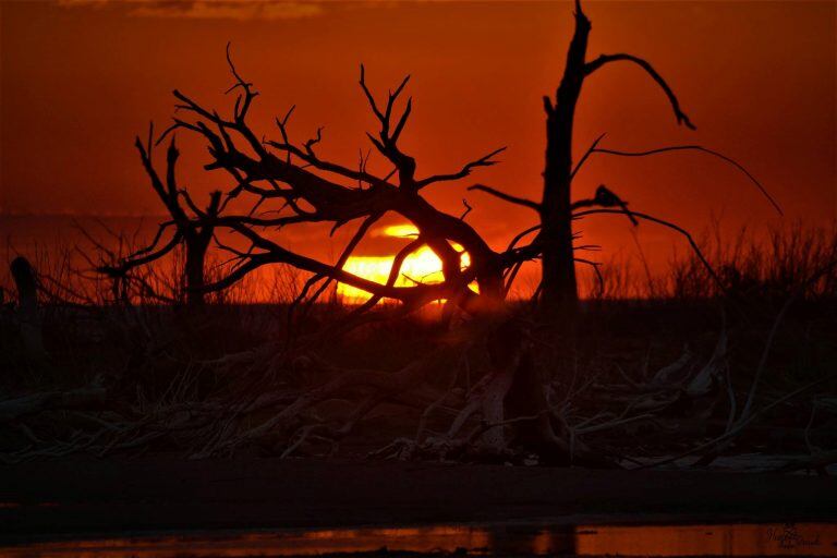 Atardecer en Miramar de Ansenuza - PH Hugo Giraudo