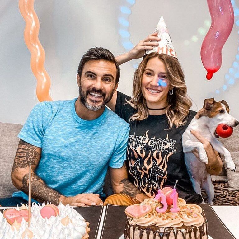 Fabián Cubero y Mica Viciconte (Foto: Instagram)