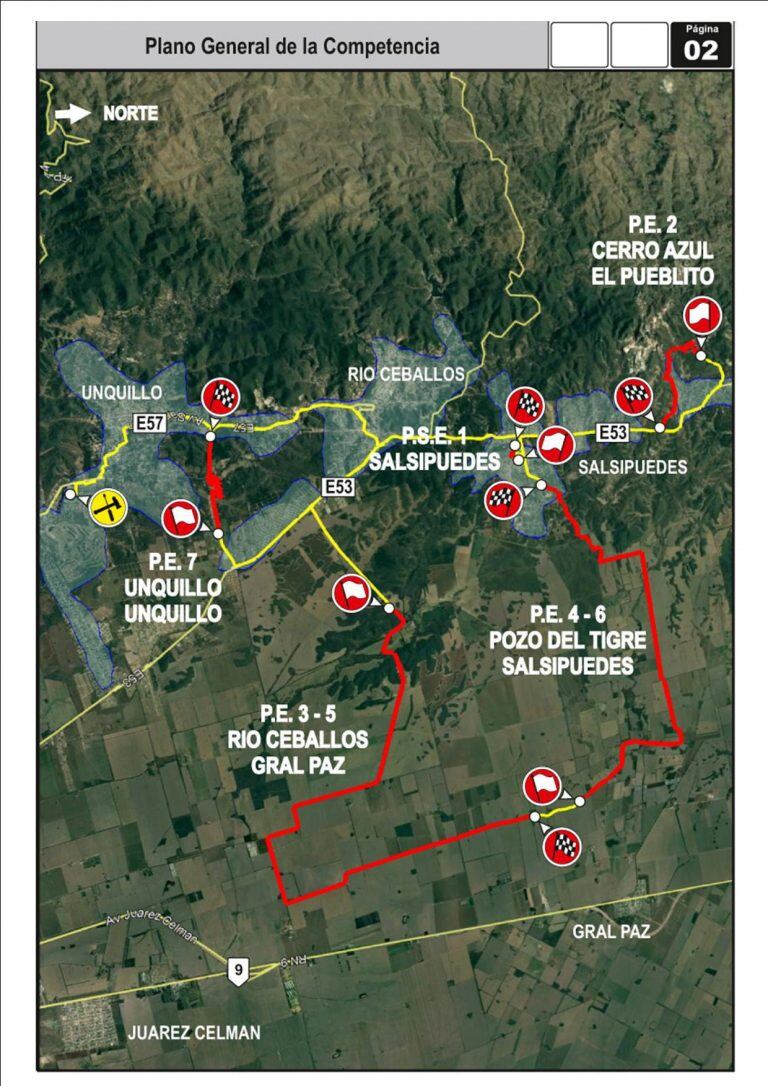 Cronograma completo Rally Sierras Chicas