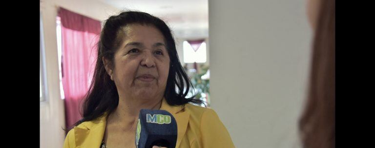 Rosa Gutiérrez ncargada del CIC del barrio 17 de octubre