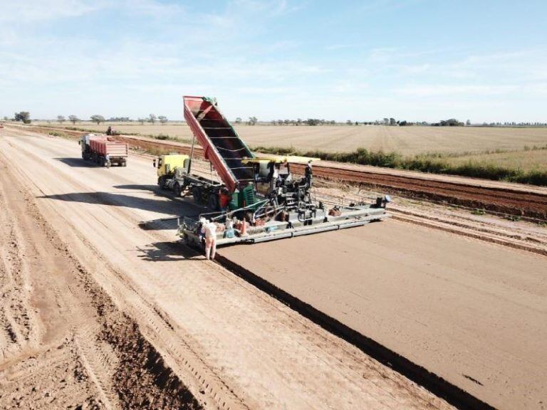 Autopista 19 se retomaron las obras entre Jeanmaire y Arroyito