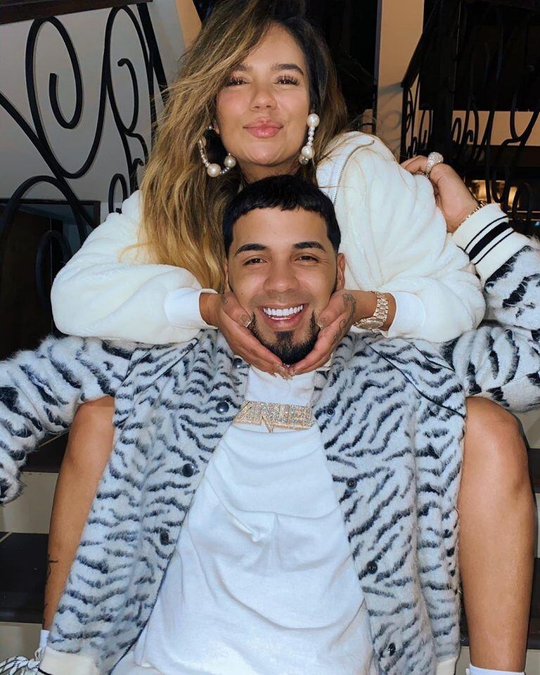 Karol G y Anuel AA (Instagram/@karolg)