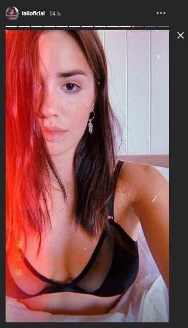 Lali Espósito compartió fotos y un video desde la cama. (Fuente:  @lalioficial)