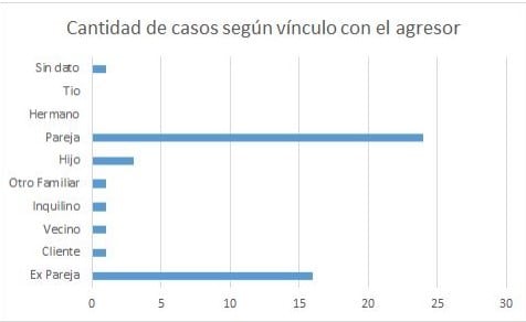 Gráficos por violencia de género